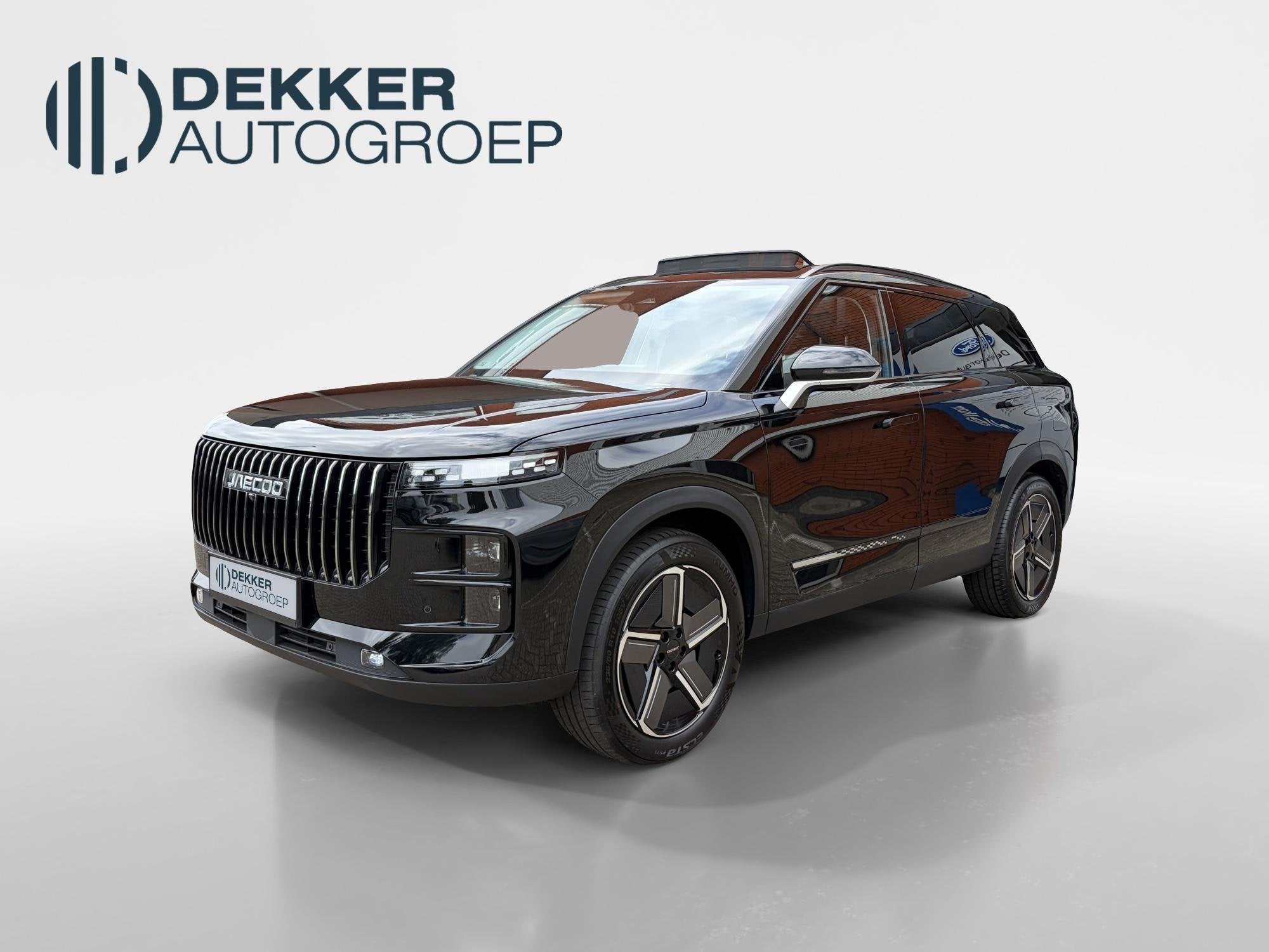 Jaecoo 7 1.5 GDI SHS-P Exclusive, Auto's, Gebruikt, Euro 6, 347 pk, Zwart