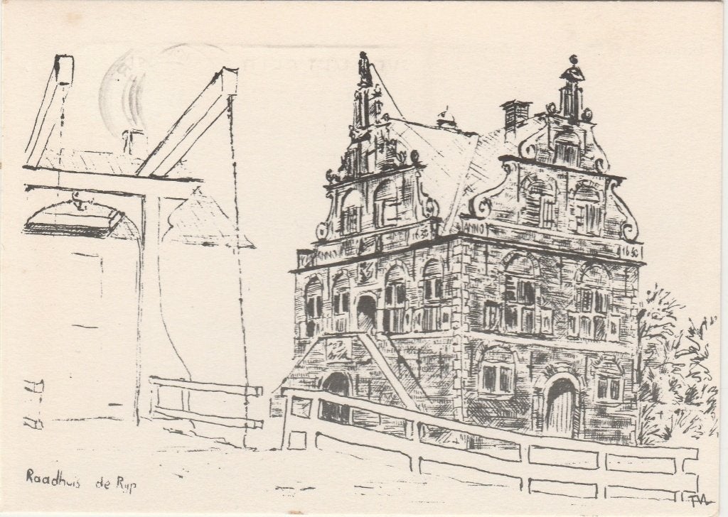 DE RIJP Raadhuis, Verzenden, 1960 tot 1980, Gelopen, Noord-Holland