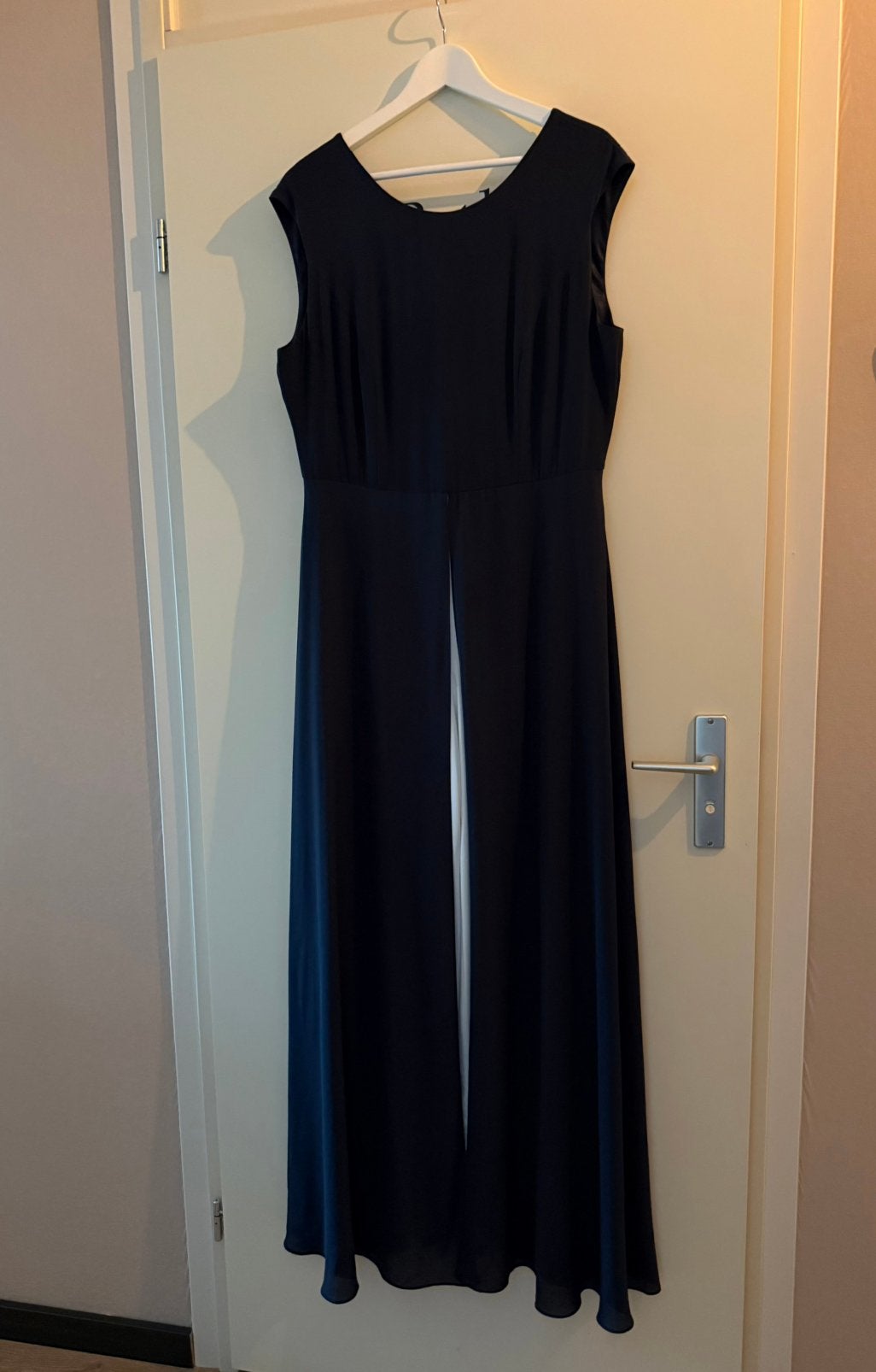 Vera Mont jumpsuit donkerblauw/wit NIEUW, Ophalen of Verzenden, Nieuw, Maat 42/44 (L), Blauw