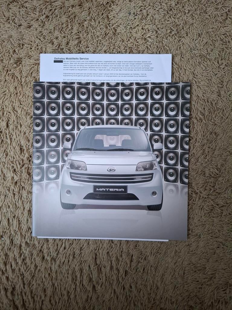 Autofolder Daihatsu Materia, Verzenden, Overige merken