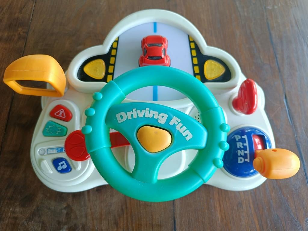 Speelgoed stuurtje met geluid en licht - Driving Fun, Ophalen, Gebruikt, Overige typen, Met licht