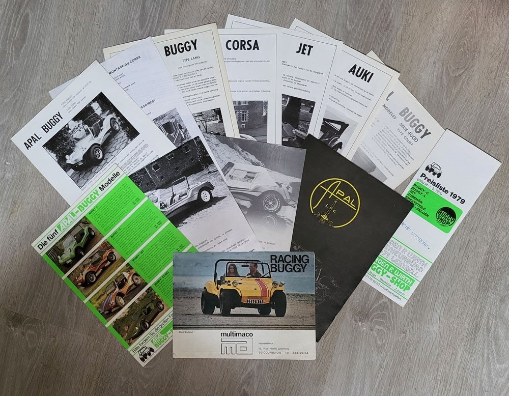 Folders Apal Buggy / Corsa / Auki / Multimaco / Speedster, Ophalen of Verzenden, Gelezen, Volkswagen