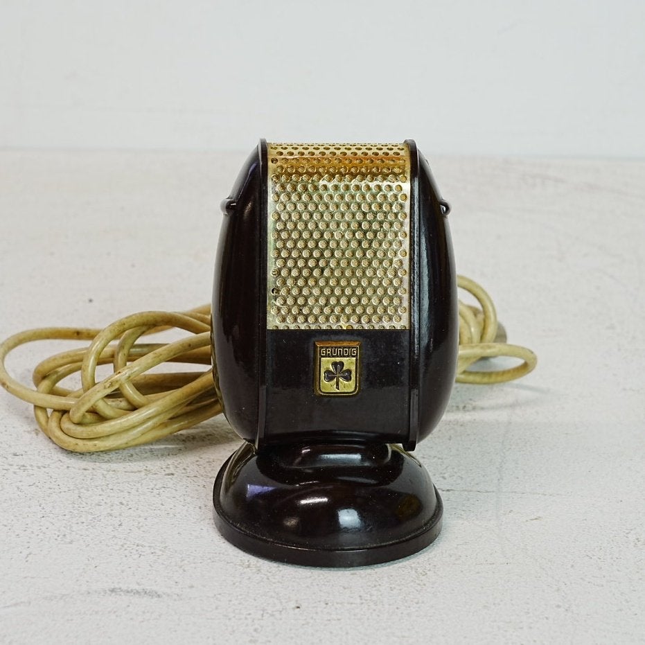 Vintage jaren '50 Grundig Microfoon - Retro Audio Collectie, Muziek en Instrumenten, Ophalen of Verzenden, Zo goed als nieuw, Overige typen
