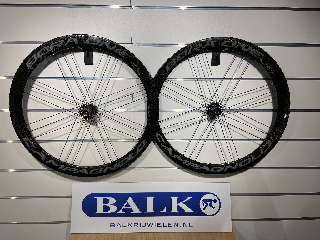 Campagnolo Bora One 50mm Disc, Fietsen en Brommers, Gebruikt, Campagnolo, Racefiets, Carbon