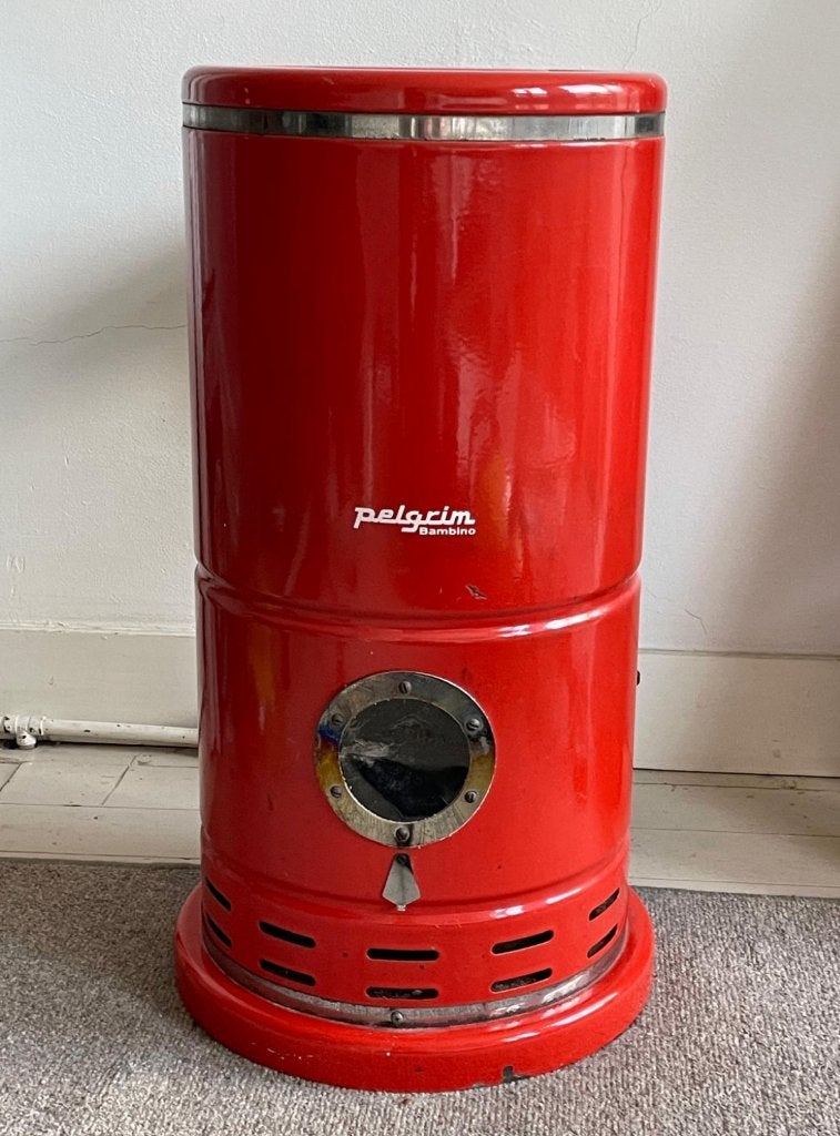 Gaskachel Bambino 46 rood, Ophalen, Gebruikt, Gas, Vrijstaand