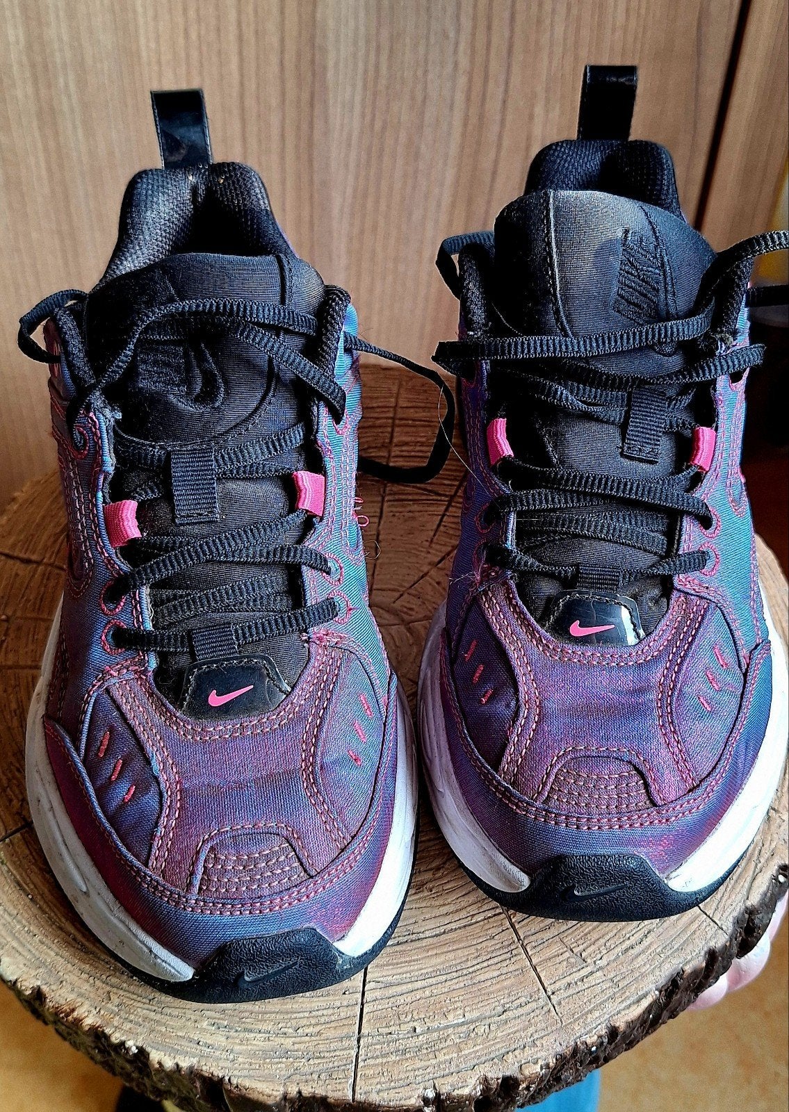 Nike m2k Tekno dames sneakers mt 36 paars/roze z.g.a.n, Ophalen of Verzenden, Zo goed als nieuw, Hardlopen, Hardloopschoenen