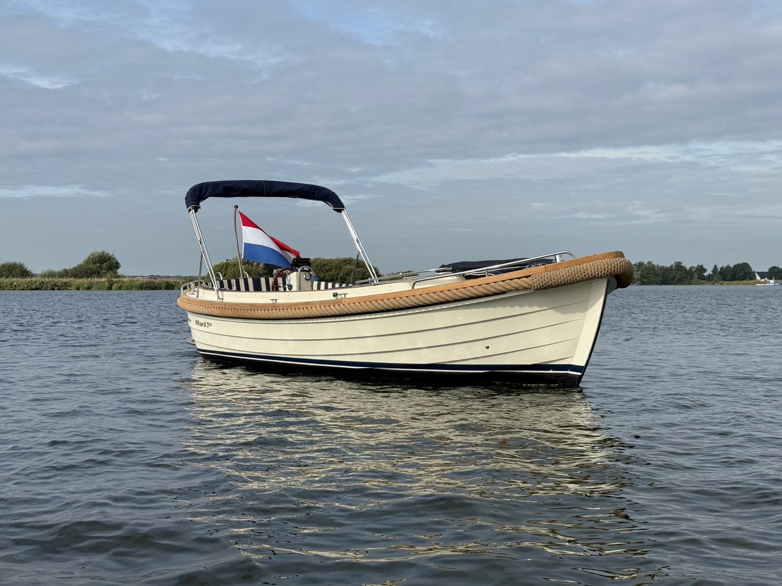 Maril 730 – full-option – 38 pk Nanni diesel – nieuwstaat, Ophalen, Overige typen, Binnenboordmotor, Maril