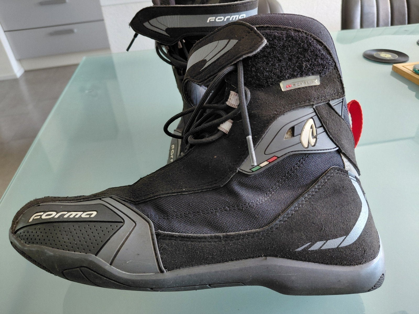 Forma lederen motor schoenen Maat 42, Ophalen of Verzenden, Tweedehands, Laarzen, Forma