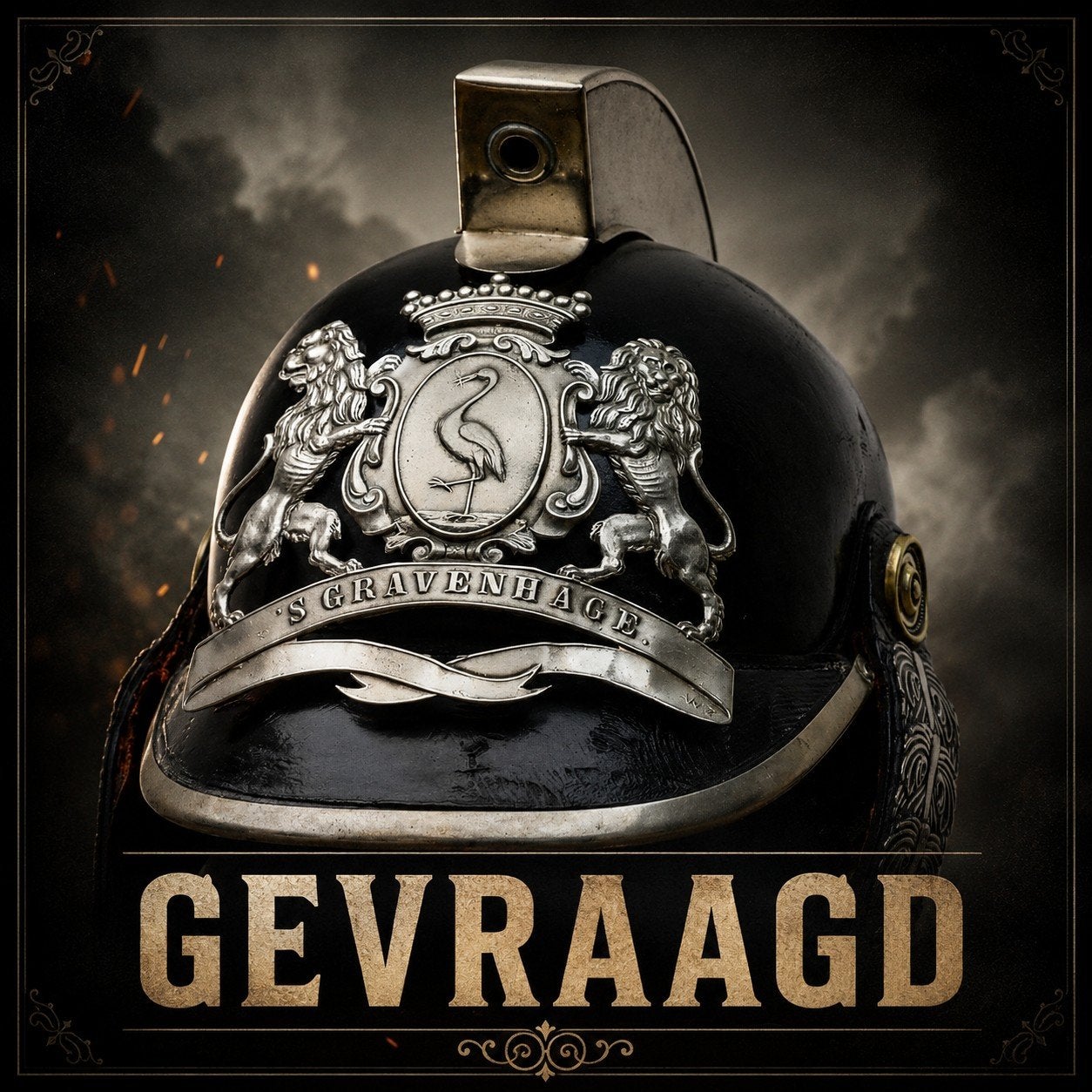 Gezocht Haagse brandweerhelm brandweer 's-Gravenhage, Ophalen of Verzenden, Nederland