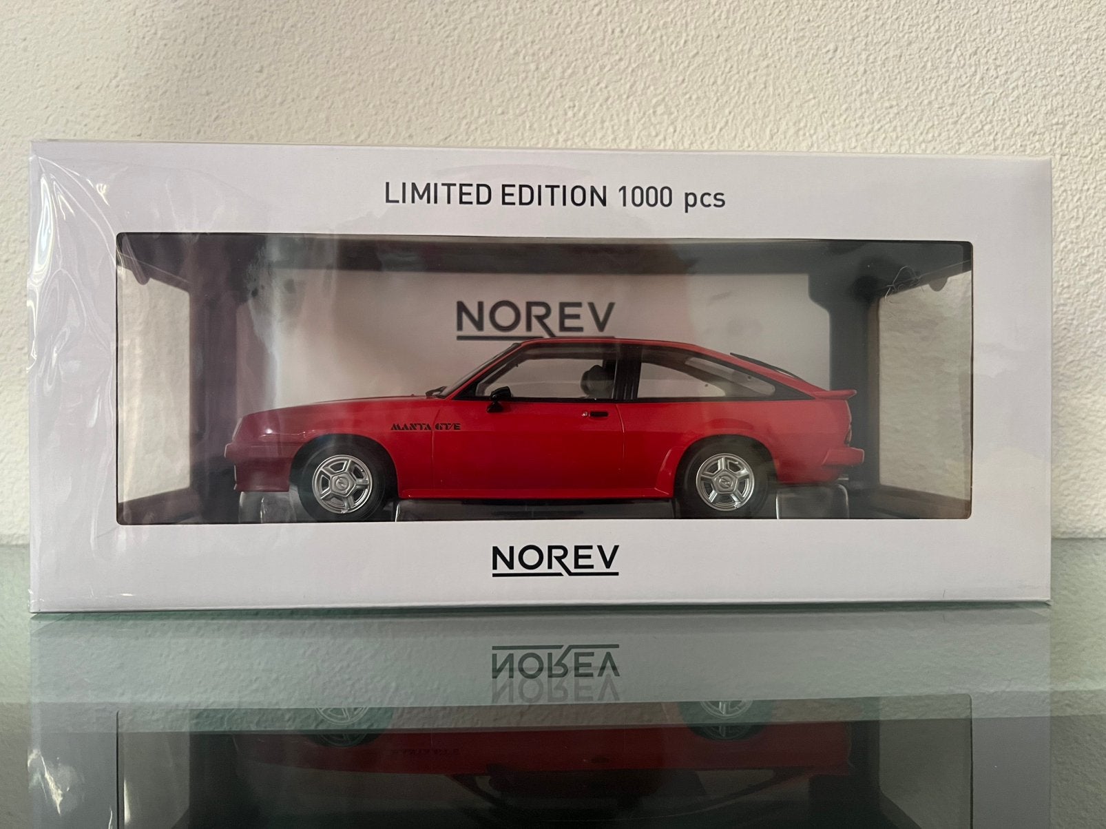 Norev  Opel Manta CC GT/E  Limited Edition rood, Ophalen of Verzenden, Nieuw, Auto, Norev