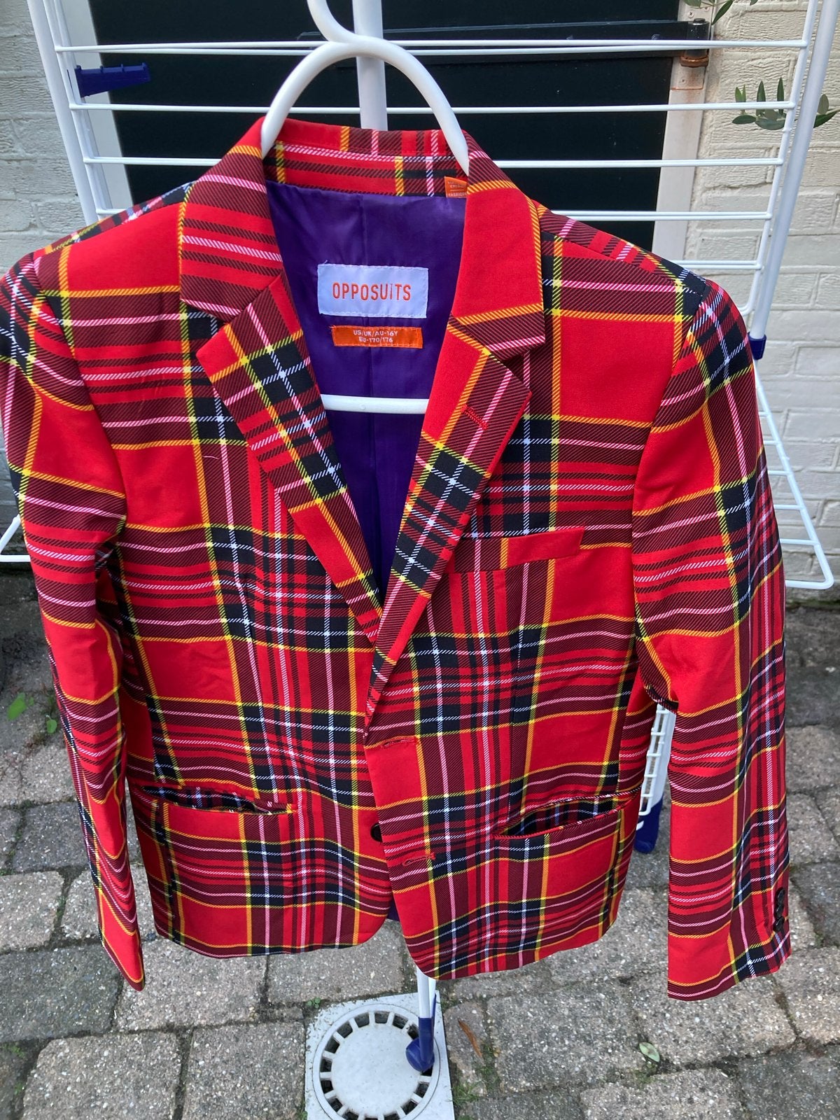 Opposuits Tiener Maatpak Lumberjack - Maat 176, Overige typen, Ophalen of Verzenden, Zo goed als nieuw, Maat 34 (XS) of kleiner