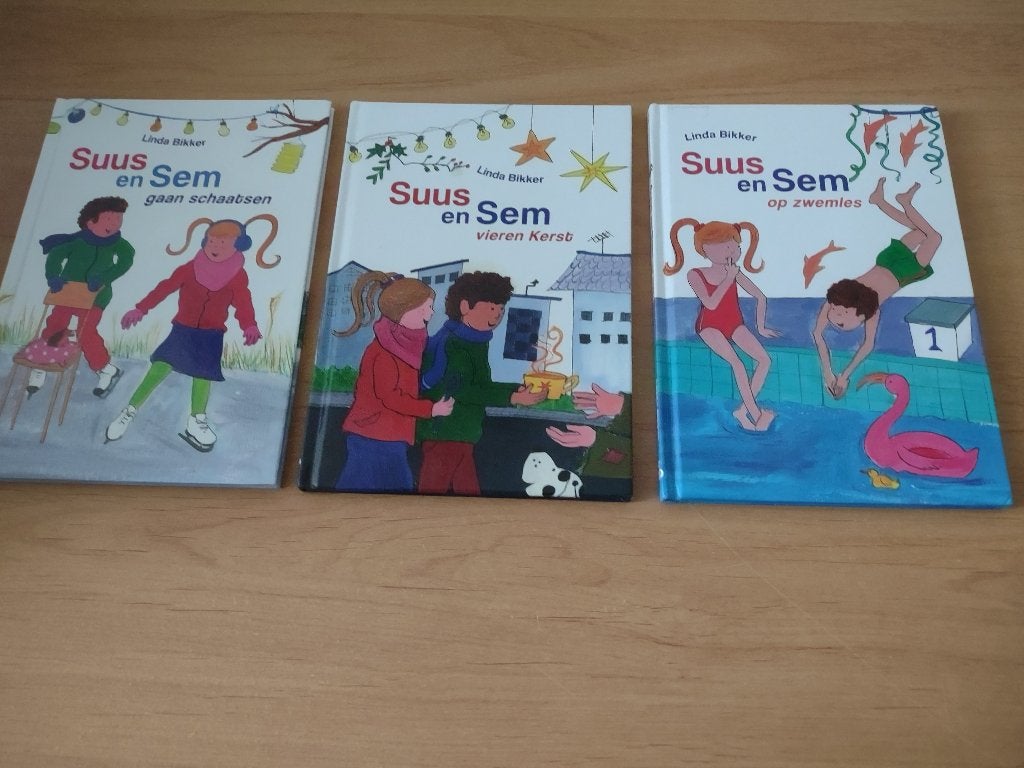 Suus en Sem (3 delen)- Linda Bikker, Ophalen of Verzenden, Gelezen, Fictie algemeen