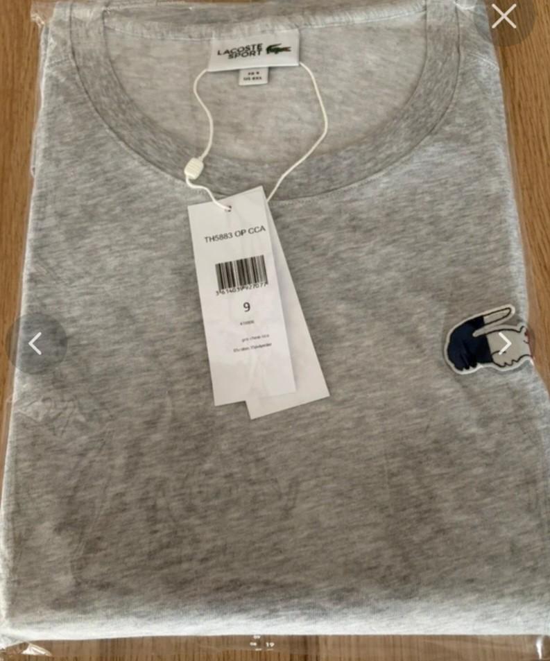 Lacoste T-shirt Limited Edition 3XL 4XL, Ophalen of Verzenden, Nieuw, Overige maten, Grijs