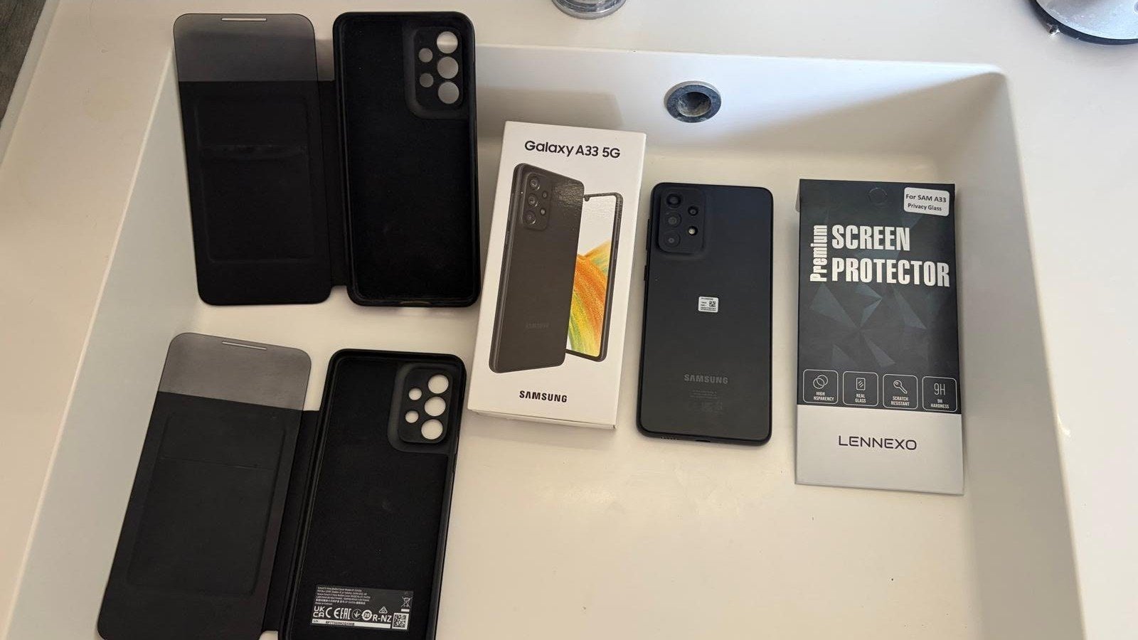 samsung a33 128 gb, Ophalen, Zwart, Zo goed als nieuw, Zonder simlock