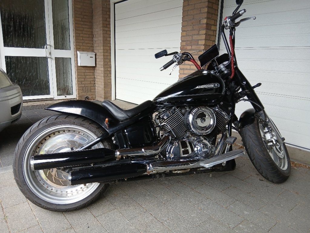 Yamaha Dragstar 1100 Thunderbike, Motoren, 2 cilinders, LED Verlichting, Chopper, Gebruikt
