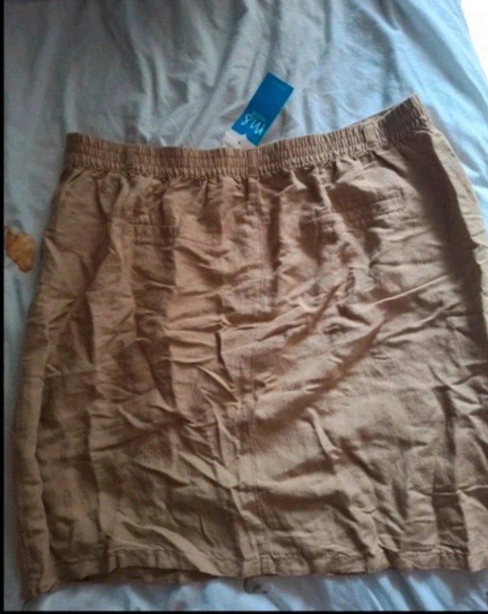 Nieuwe beige rok, maat 48, Beige, Maat 46/48 (XL) of groter, Nieuw, Ophalen of Verzenden