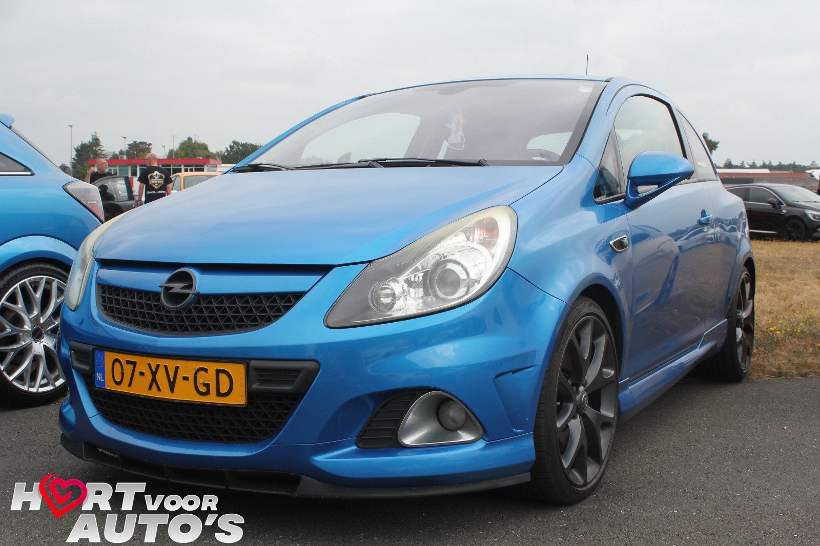 Opel Corsa 1.6 OPC 3D 2007 Blauw, Auto's, Opel, Blauw, Lederen bekleding, Origineel Nederlands, Handgeschakeld
