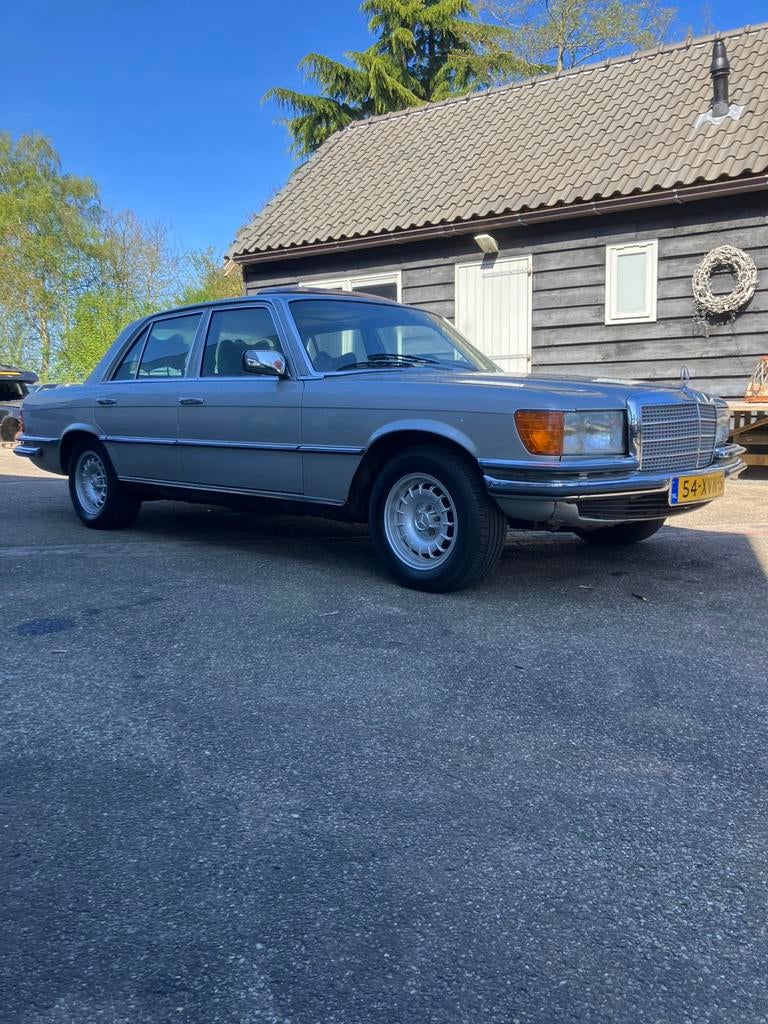 Mercedes-Benz S-Klasse 4.5 450 SE AUT 1978 Grijs, Auto's, Mercedes-Benz, Bedrijf, S-Klasse, Centrale vergrendeling, Climate control