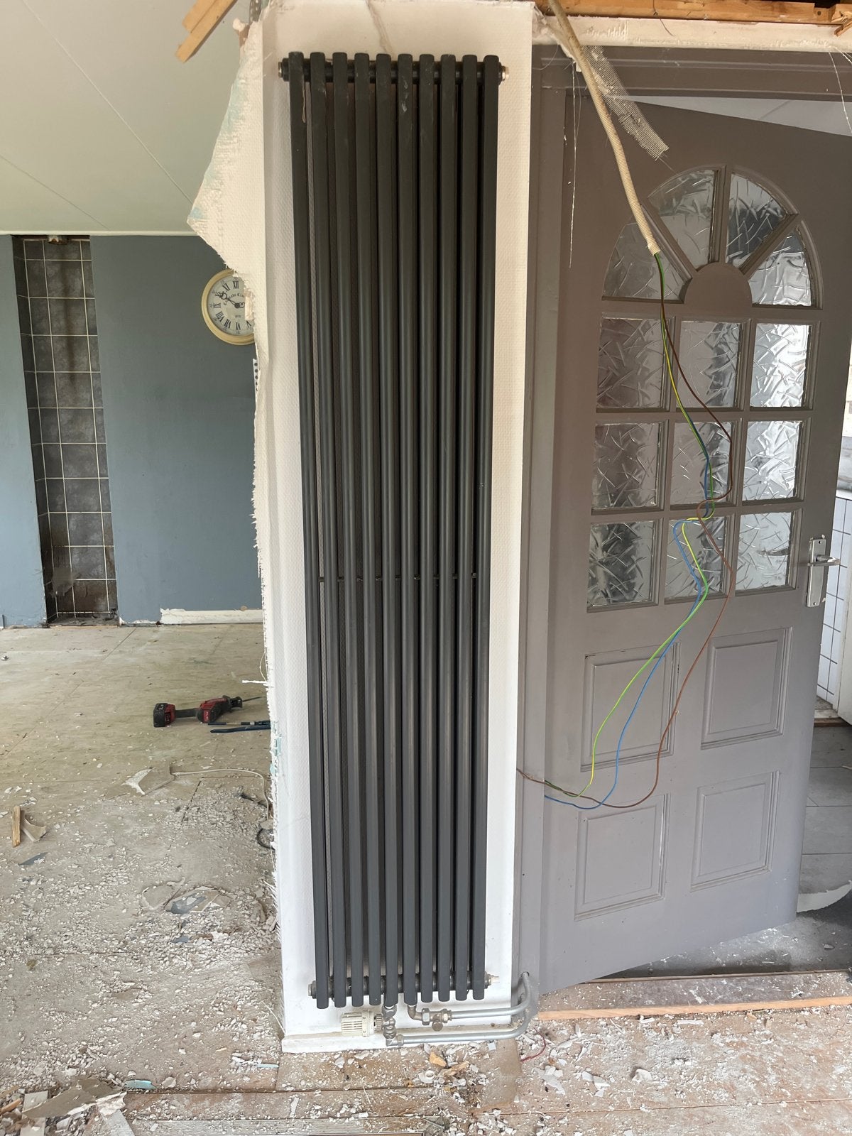 Haceka Mojave Designradiator - Antraciet, Radiator, Minder dan 60 cm, Ophalen of Verzenden, Zo goed als nieuw