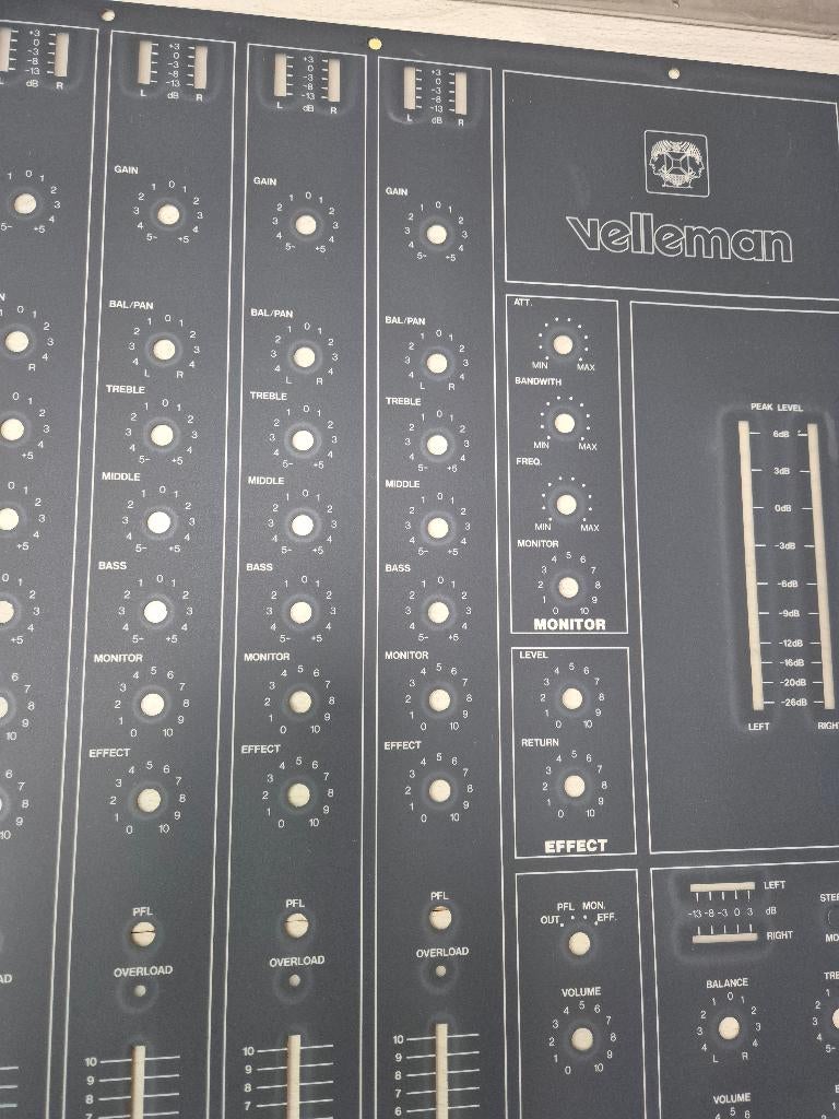 Aluminium frontplaat voor mengpaneel 80x48 cm, Muziek en Instrumenten, Mengpanelen, Ophalen, Nieuw, 10 tot 20 kanalen