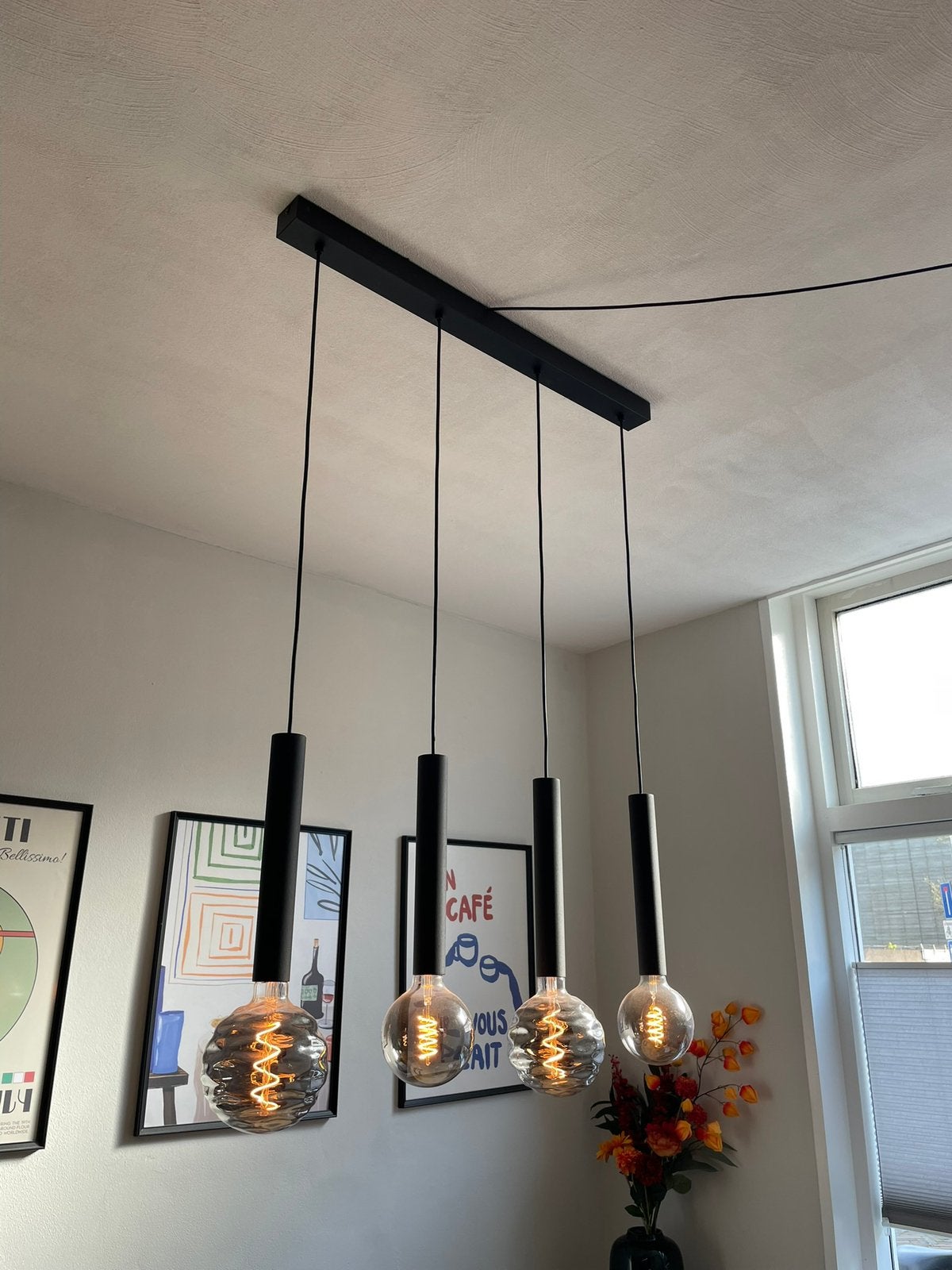 Eettafel lampen set, zo goed als nieuw!, Ophalen, Zo goed als nieuw