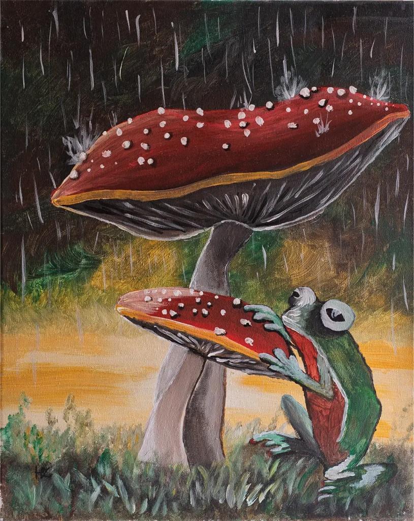 Kikker in de regen, Minder dan 50 cm, Oorspronkelijke maker, Nieuw, Ophalen of Verzenden