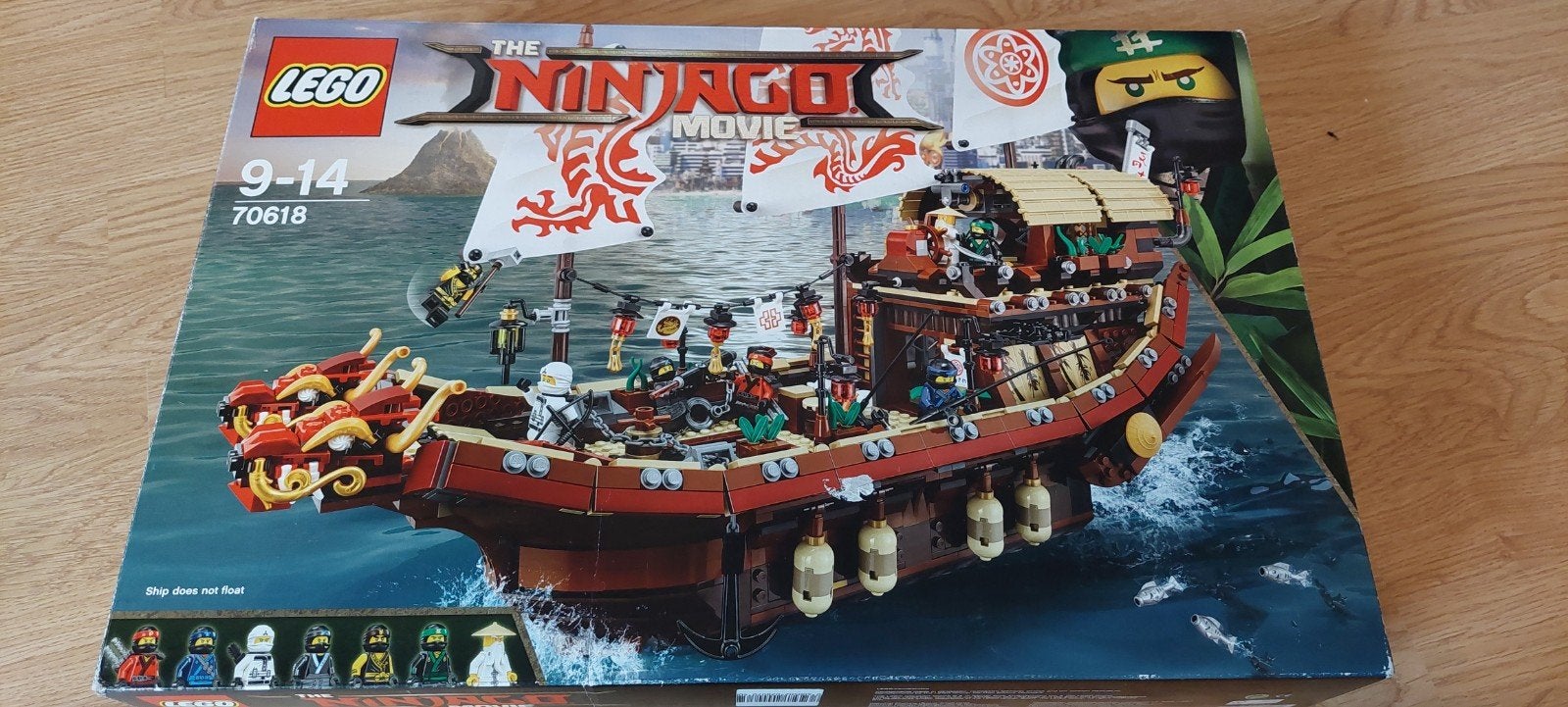 LEGO Ninjago Movie 70618 Destiny's Bounty Schip compleet, Ophalen of Verzenden, Zo goed als nieuw