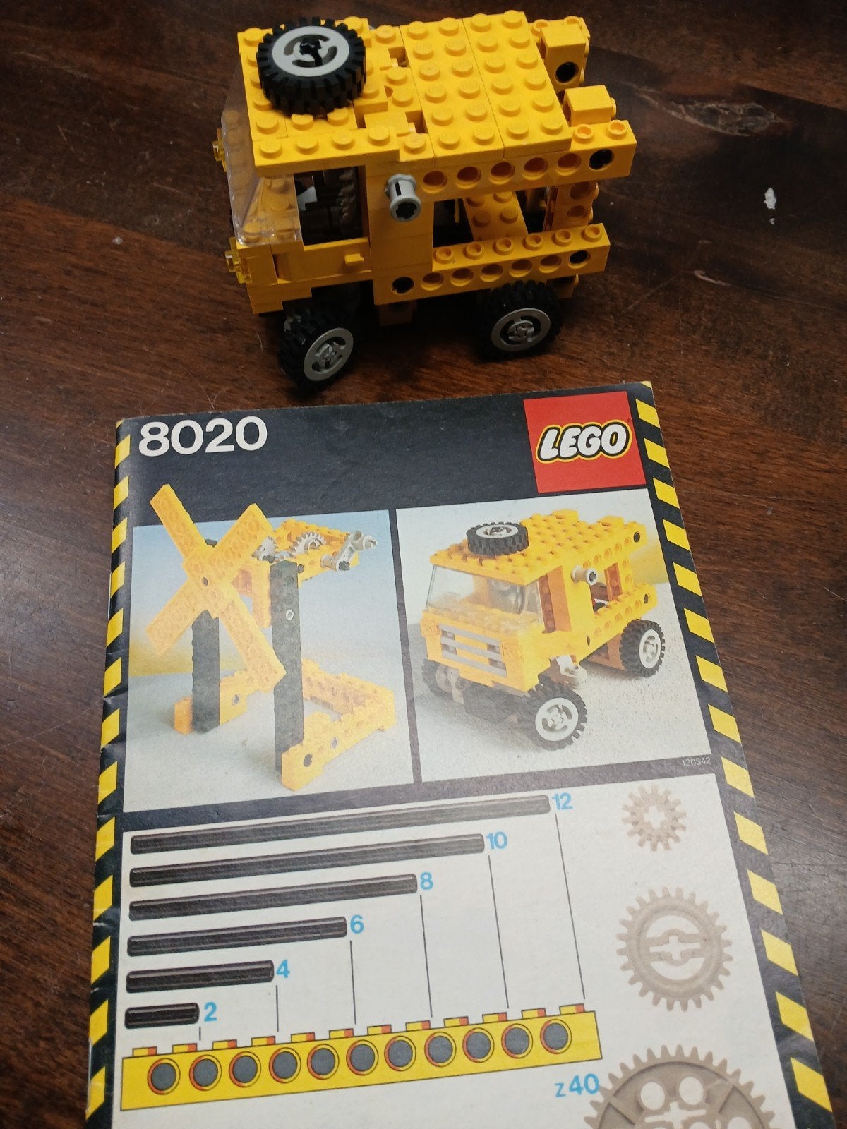 Lego Technic 8020 Universele Set uit 1984, Gebruikt, Lego, Inclusief instructies, Ophalen of Verzenden