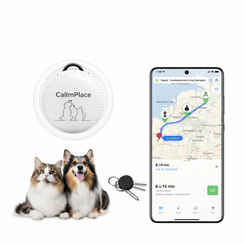 CallmPlace Huisdier Tracker – Hond & Kat – Apple Zoek Mijn, Verzenden, Nieuw