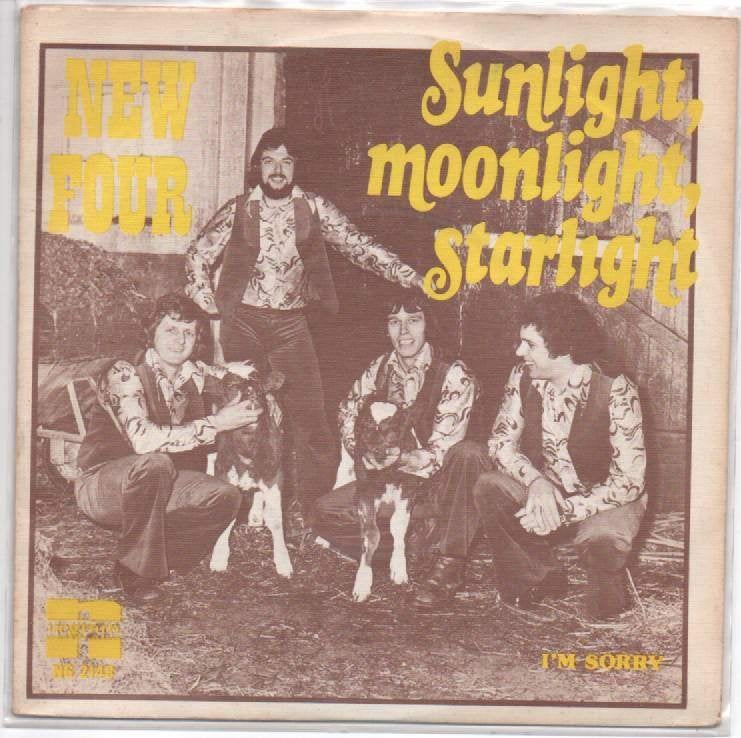 NEWFOUR - SUNLIGHT MOONLIGHT STARLIGHT, Cd's en Dvd's, Gebruikt, Verzenden, 7 inch, Levenslied of Smartlap