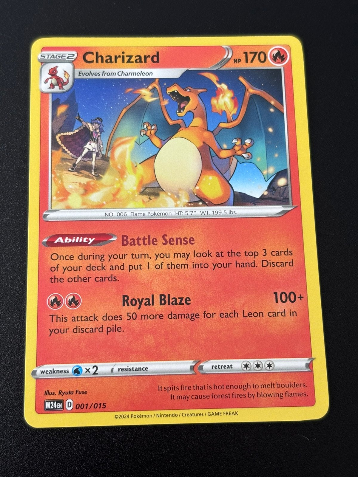 Charizard Pokemonkaart, Ophalen of Verzenden, Zo goed als nieuw