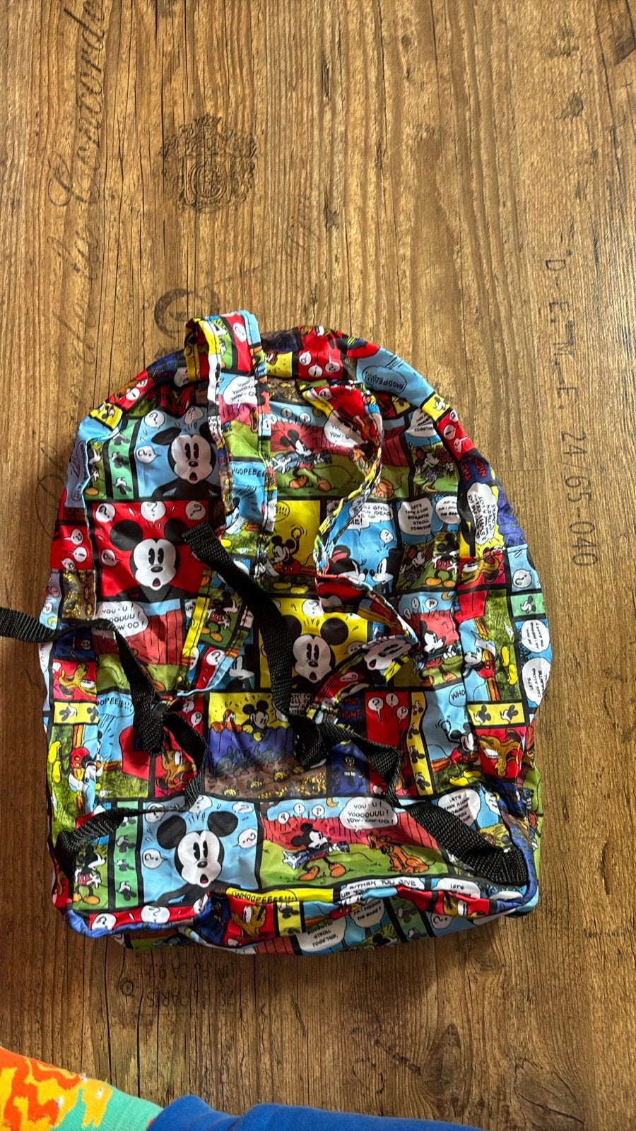 Leuk Disney Rugzakje - Mickey Mouse Comic Design, Sieraden, Tassen en Uiterlijk, Tassen | Rugtassen, Gebruikt, Minder dan 30 cm