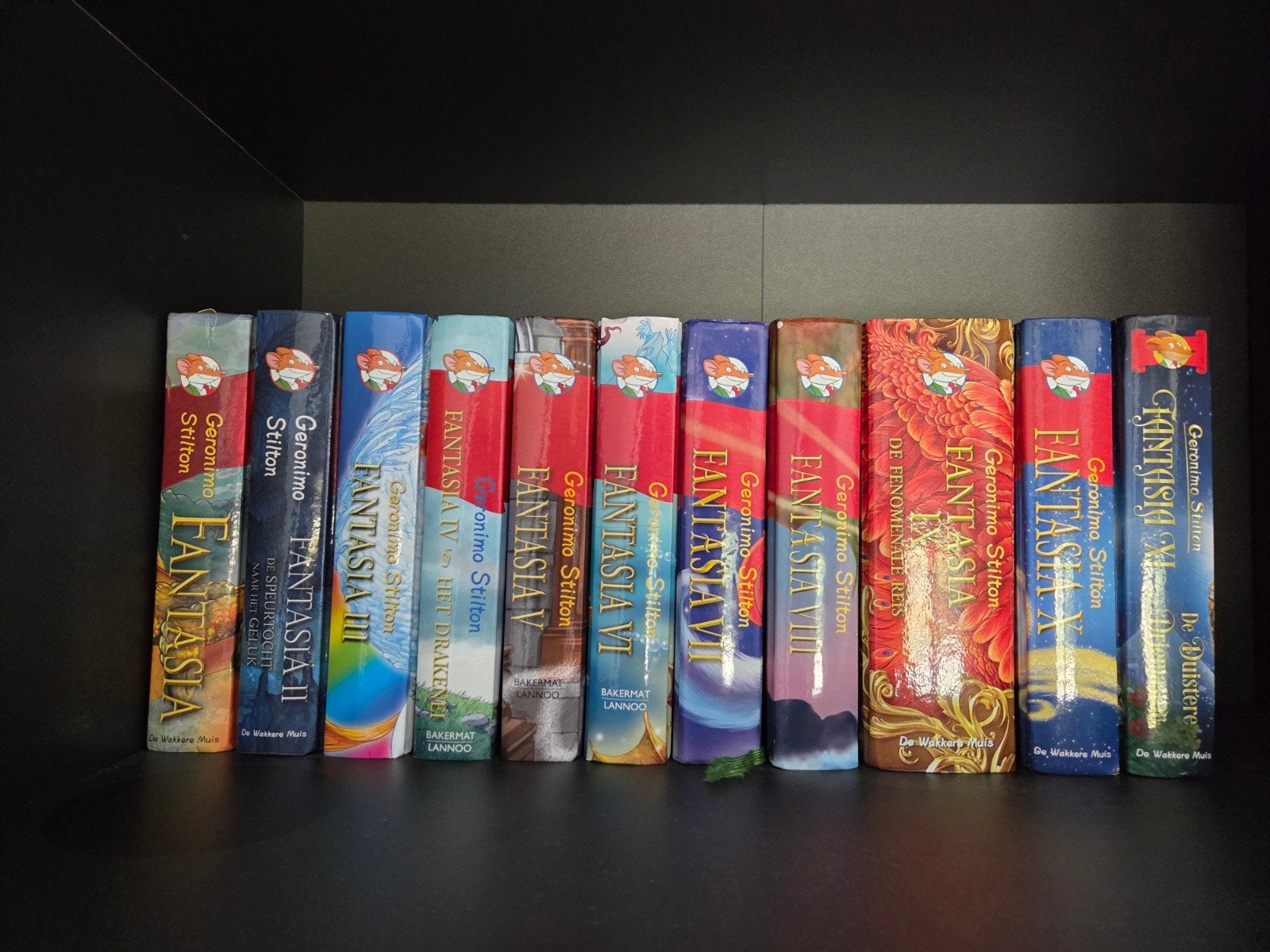 Geronimo Stilton fantasia Boeken 1 t/m 11, Boeken, Ophalen of Verzenden, Zo goed als nieuw, Geronimo Stilton, Fictie