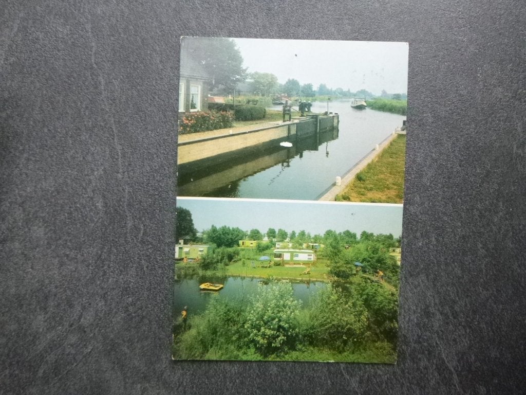 Noorden zh, sluis Grechtkade, caravanpark de Visotter 1987, Ophalen of Verzenden, 1980 tot heden, Gelopen, Zuid-Holland