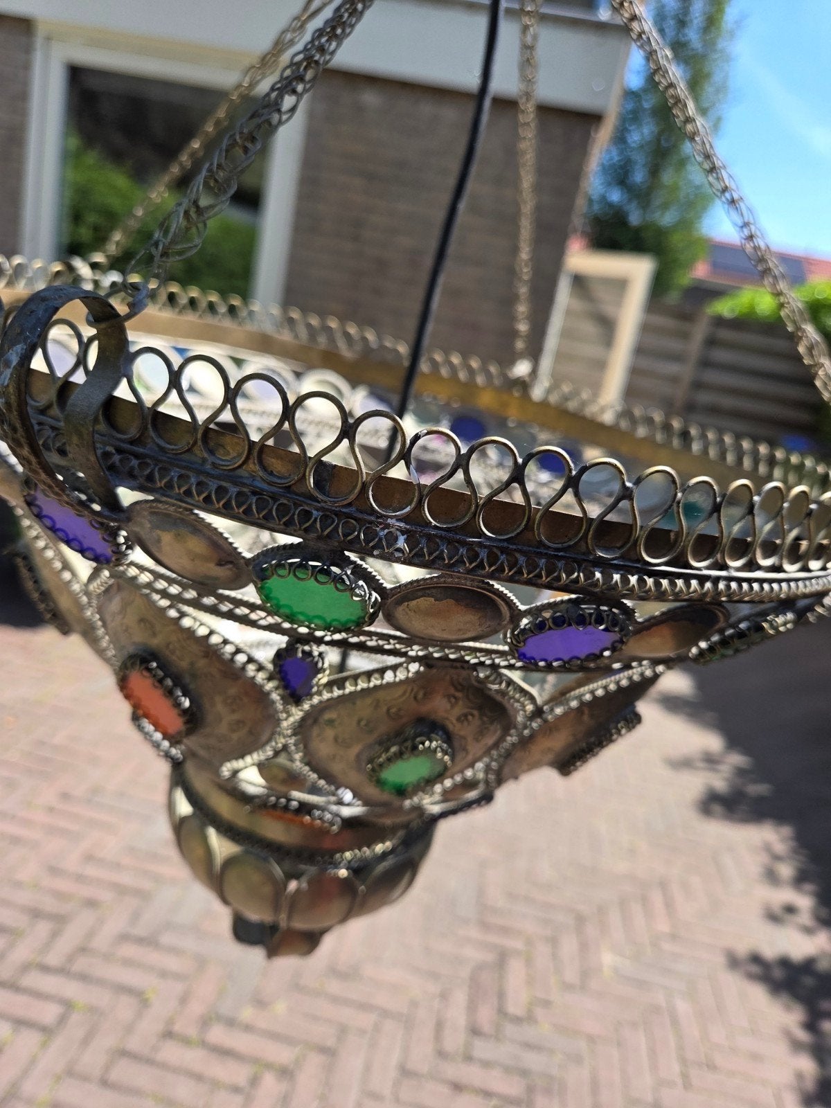 Oosterse plafond lamp, Ophalen of Verzenden, Minder dan 50 cm