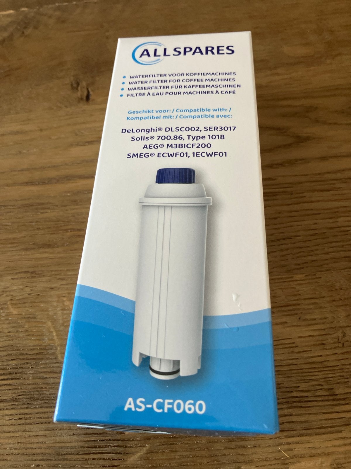 AllSpares Waterfilter voor koffiemachines (AS-CF060), Witgoed en Apparatuur, Onderdelen en Toebehoren, Verzenden, Nieuw