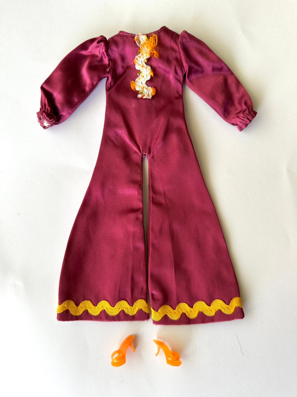 Daisy outfit - paars disco pak ‘70 - Mary Quant, Verzenden, Zo goed als nieuw, Kleertjes