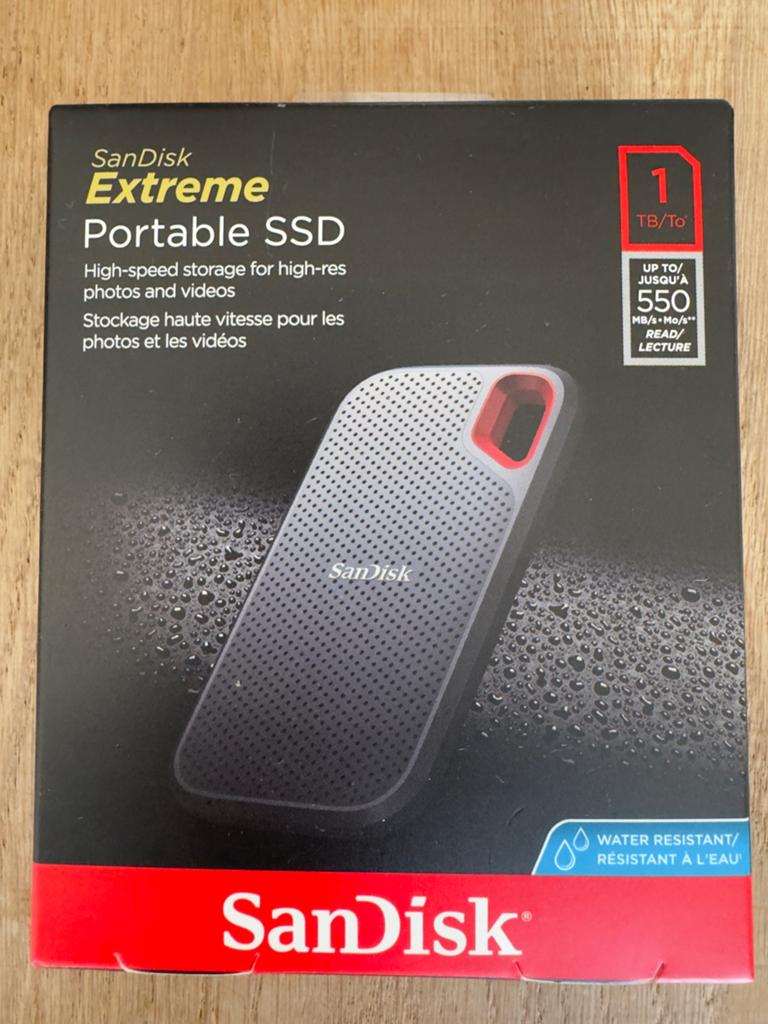 Sandisk Extreme Portable SSD 1TB, Ophalen, SSD, Zo goed als nieuw, 1TB