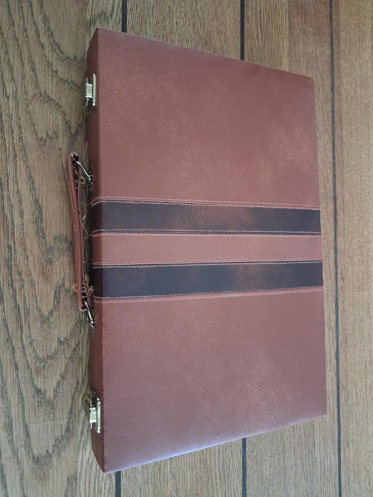 Backgammon spel tric trac koffer, Sieraden, Tassen en Uiterlijk, Koffers, Gebruikt, Hard kunststof, Minder dan 50 cm, Ophalen of Verzenden