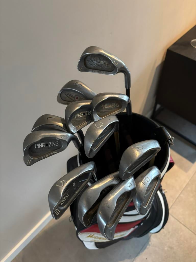 Ping Ijzers | 12 Stuks | Diverse Clubs, Sport en Fitness, Golf, Ping, Zo goed als nieuw, Club, Ping