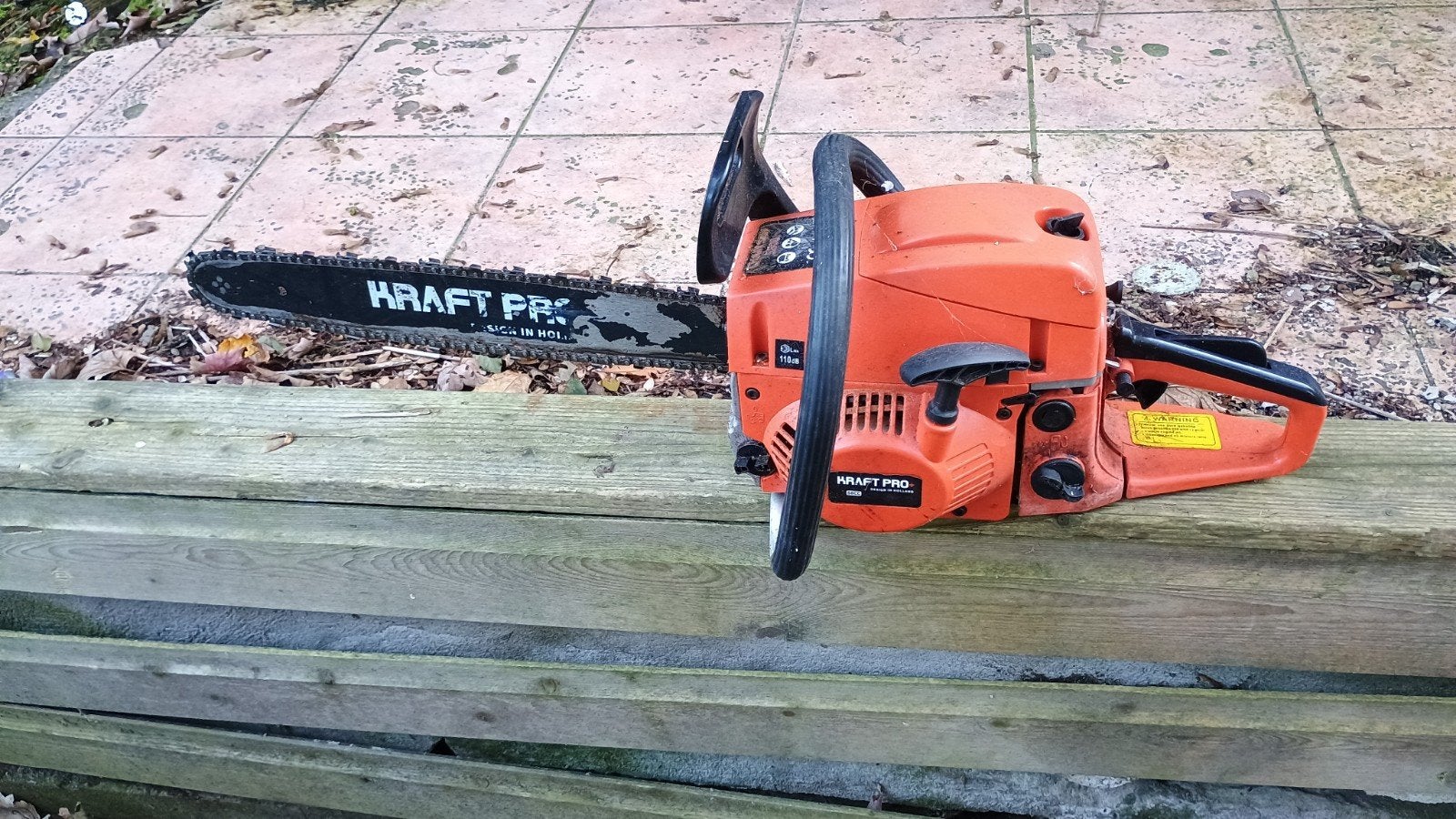 Kraft Pro Kettingzaag 5800 - Krachtige Zaagmachine, Tuin en Terras, Ophalen, Gebruikt, Overige typen, Kraft Pro
