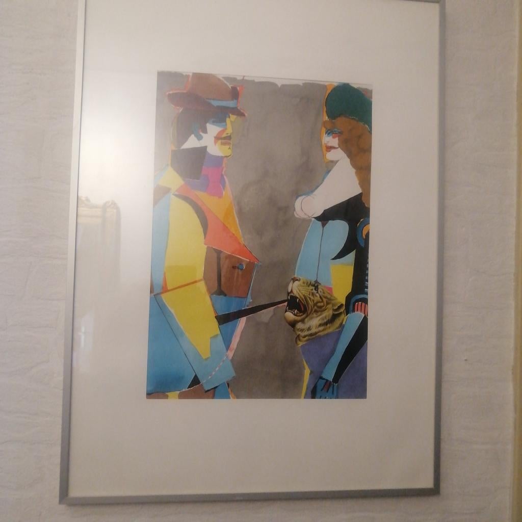 Richard Lindner (originele paint!), Antiek en Kunst, Ophalen of Verzenden