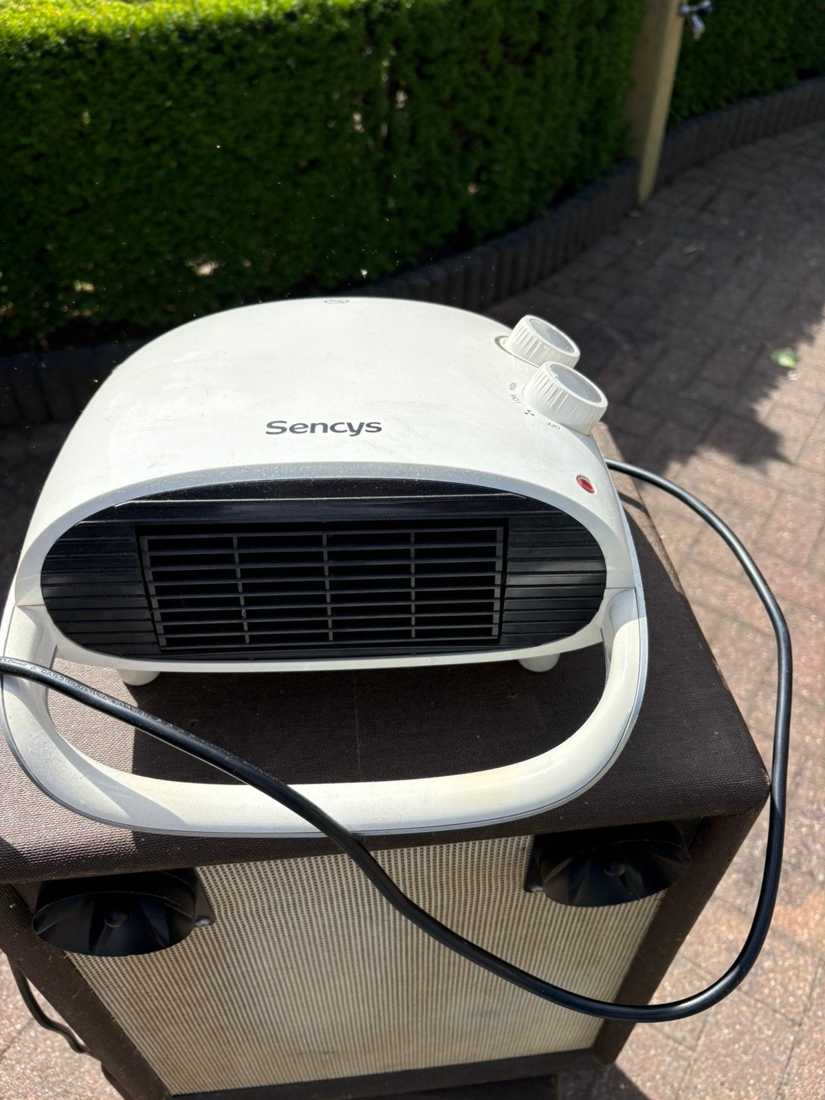 Electriasche kacheltje, Ophalen, Gebruikt, Ventilator