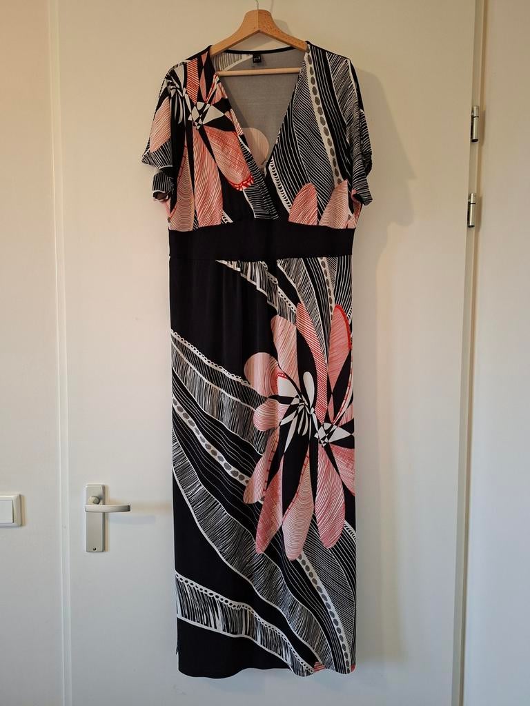 Yoek jurk zomerjurk maxidress maxijurk mt L 46 48, Yoek, Ophalen of Verzenden, Gedragen, Jurk