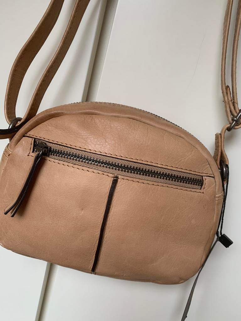 Bag2bag leren tas Suni nieuw, Ophalen of Verzenden, Nieuw, Bruin, Schoudertasje