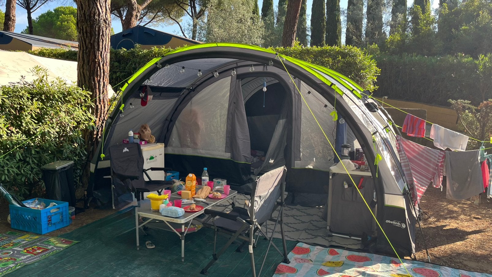 Obelink Lugano 6XL Cool dark, Ophalen of Verzenden, Zo goed als nieuw