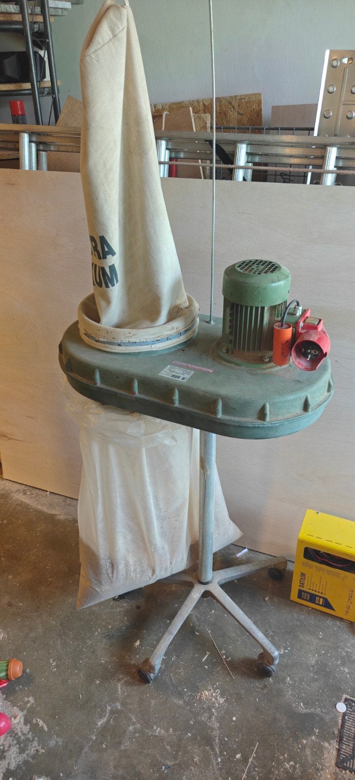 Mobiele afzuiging Elektra Beckum 220V, Ophalen, Gebruikt, Afzuiger