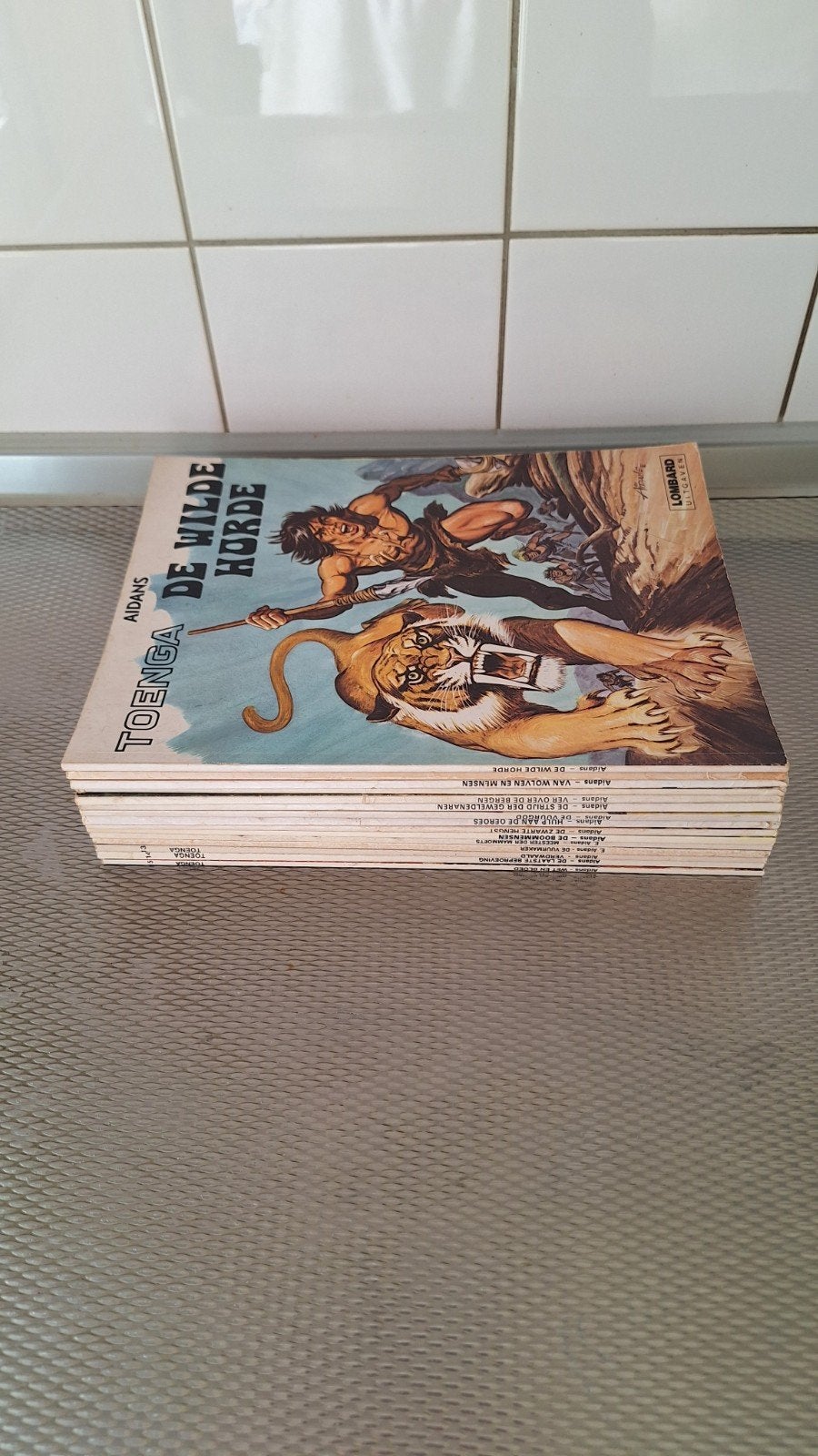 Complete set Toenga stripboeken - 15 delen, Boeken, Stripboeken, Complete serie of reeks, Ophalen of Verzenden, Gelezen, Aidans