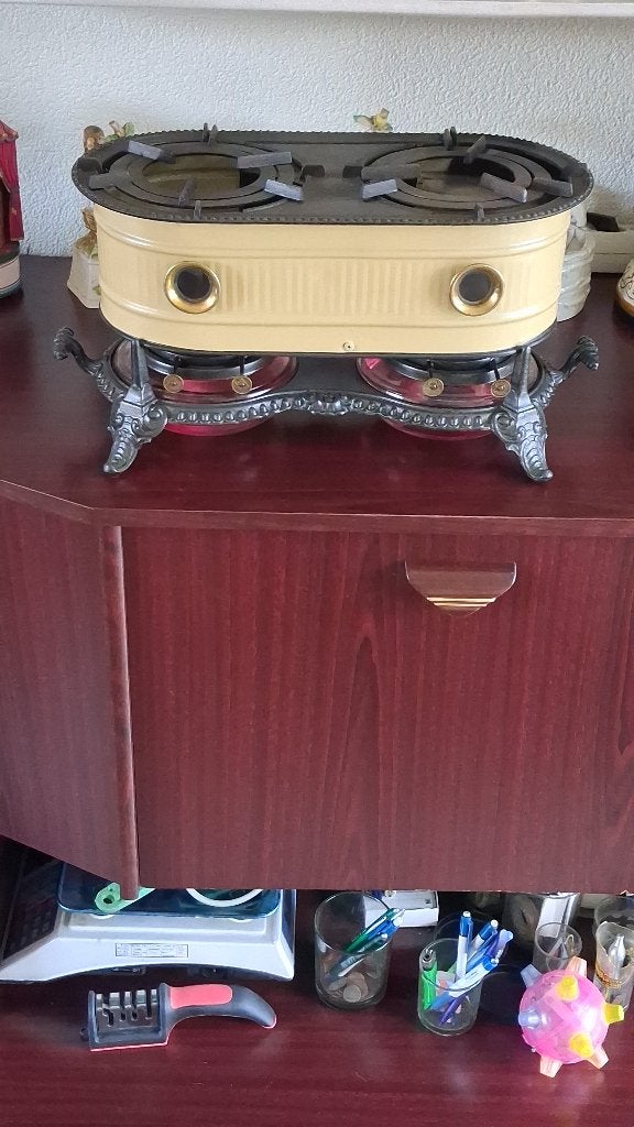 Te koop dubbele petroleumstel, Ophalen of Verzenden
