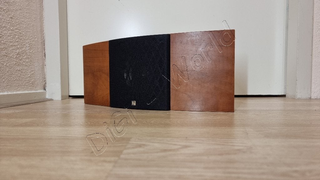KEF IQ2c centerspeaker in het mooie kersenhout kleur